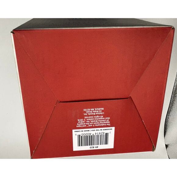 Fitz and Floyd Let It Snow Travel Mug 11oz Stoneware New in Box Holiday Cup - Picture 2 of 3